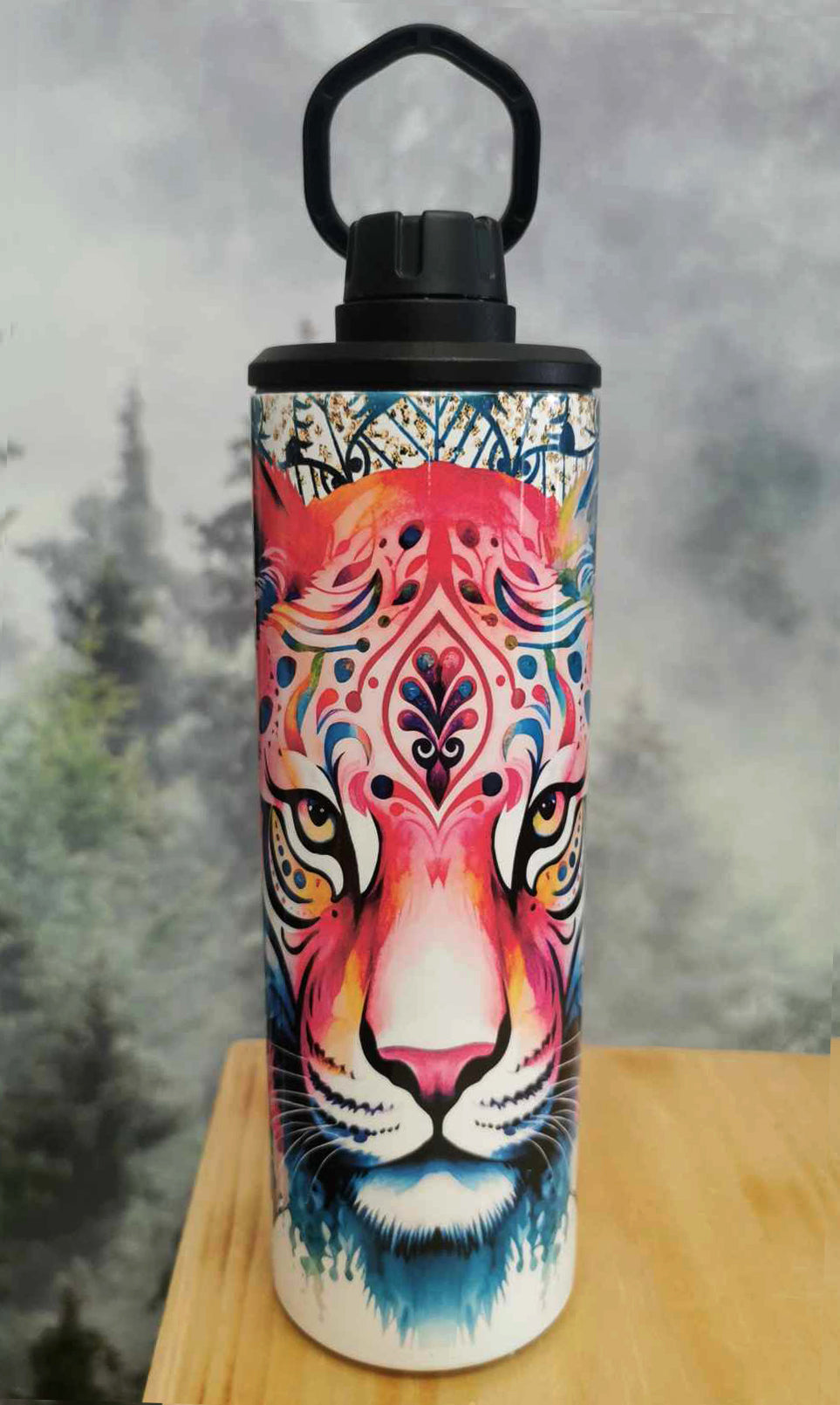 Gourde isotherme sport 20 oz. - Tigre Mandala